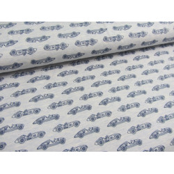 Jersey Autos Rennauto blau meliert